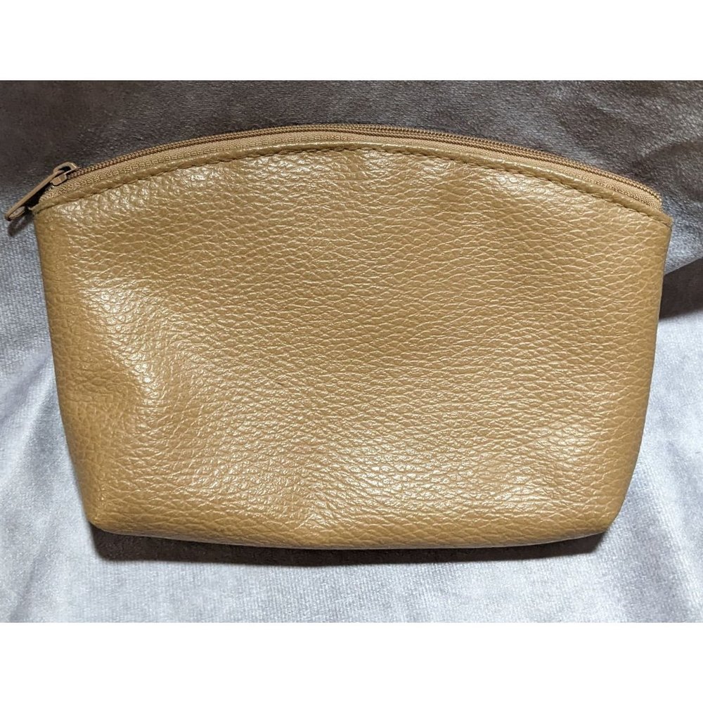 Tan Leather Toiletry Pouch - Picture 4 of 6